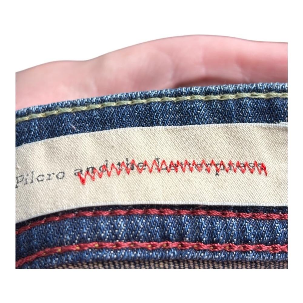 EUC Pilcro and the Letterpress Women's Distressed Mid-rise Straight Leg Jeans 27 - Picture 12 of 14